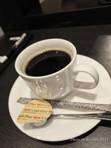 ホットコーヒー（クーポンで無料）